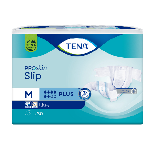 Tena Slip Plus Medium 30 Pieces